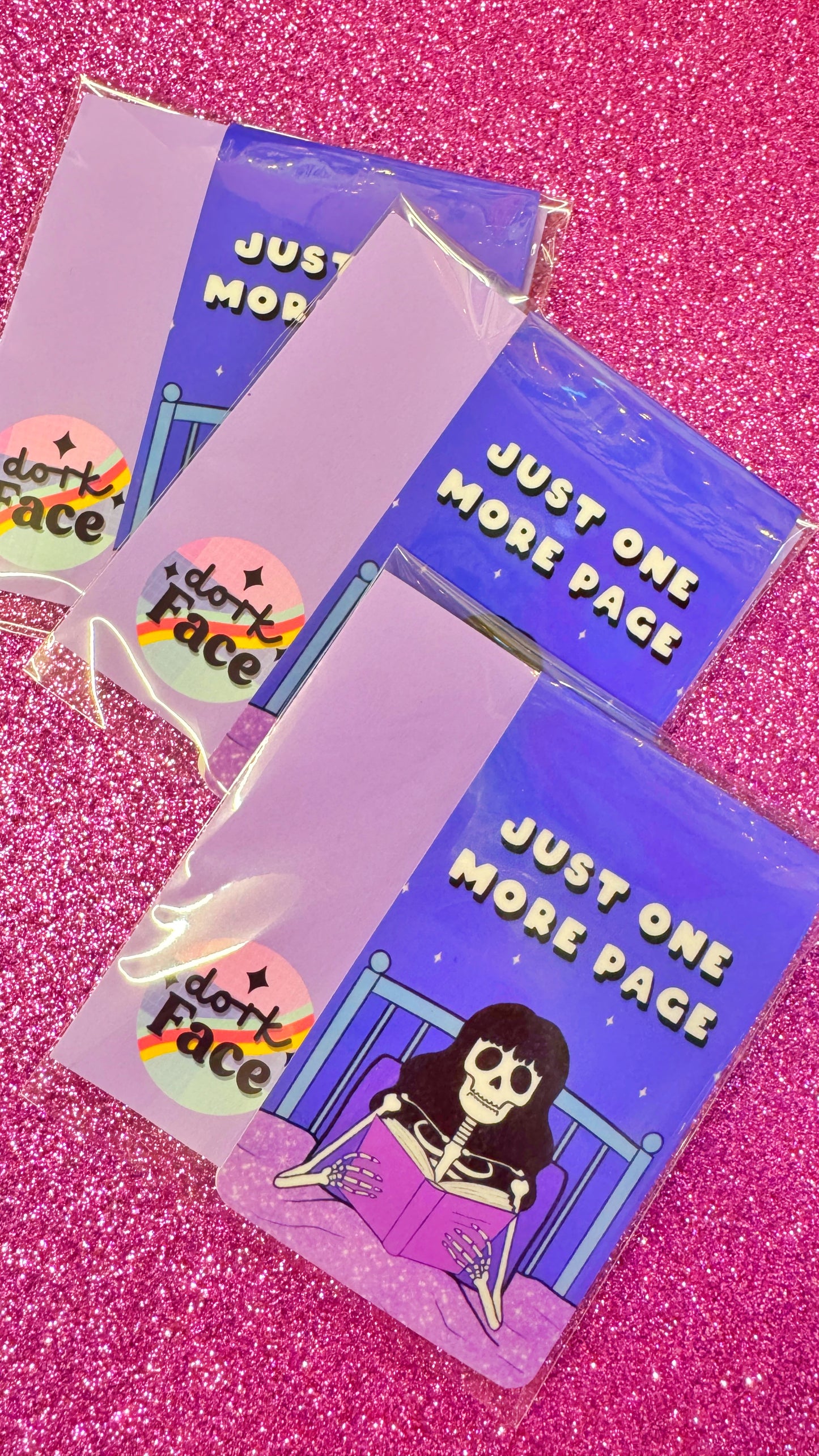 One More Page Magnetic Bookmark