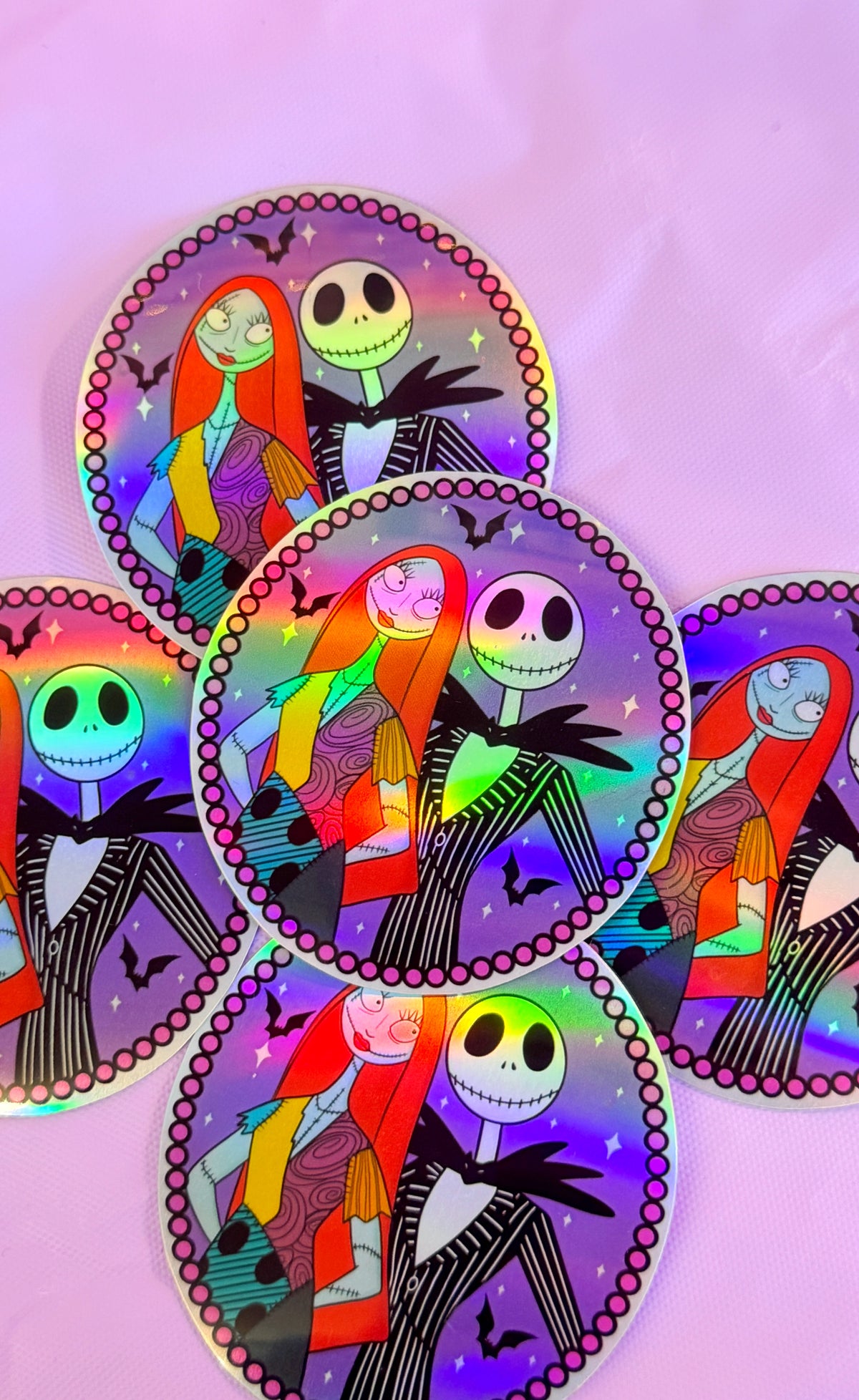 Sally & Jack Holo Sticker
