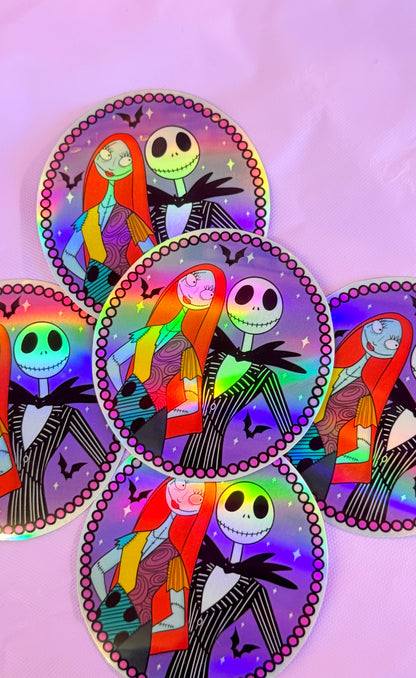 Sally & Jack Holo Sticker