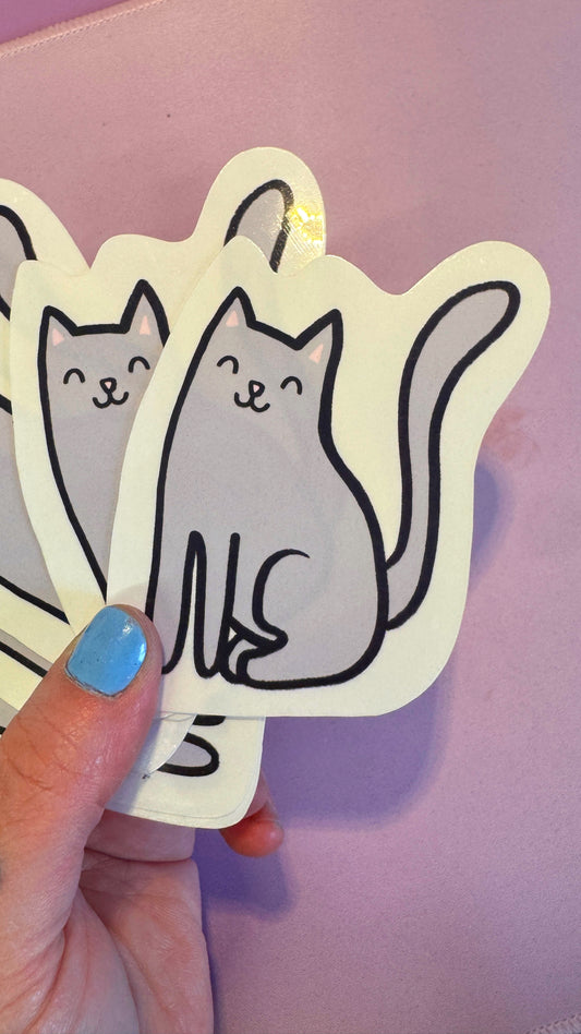 Large Cat Sticker