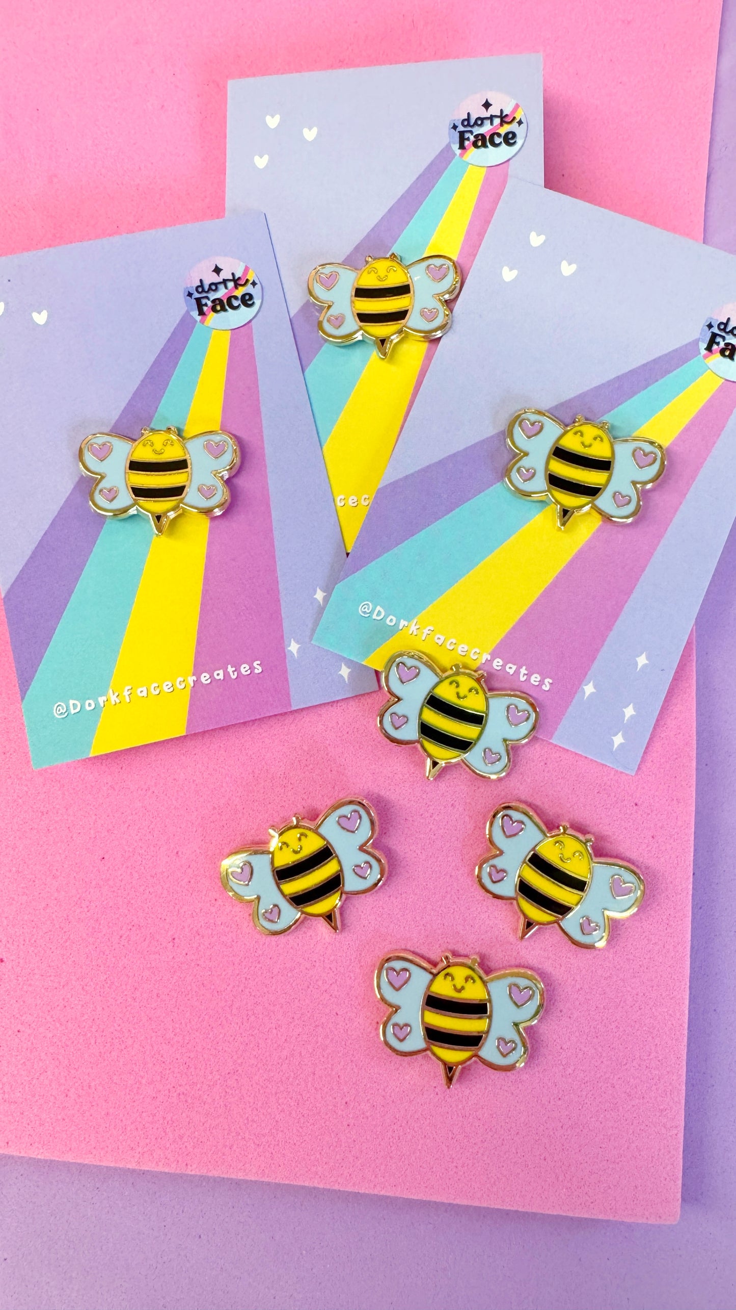 Bee Enamel Pins
