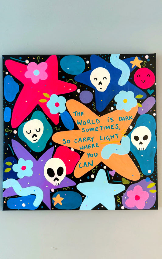 ‘Carry Light’ Original Painting on Canvas