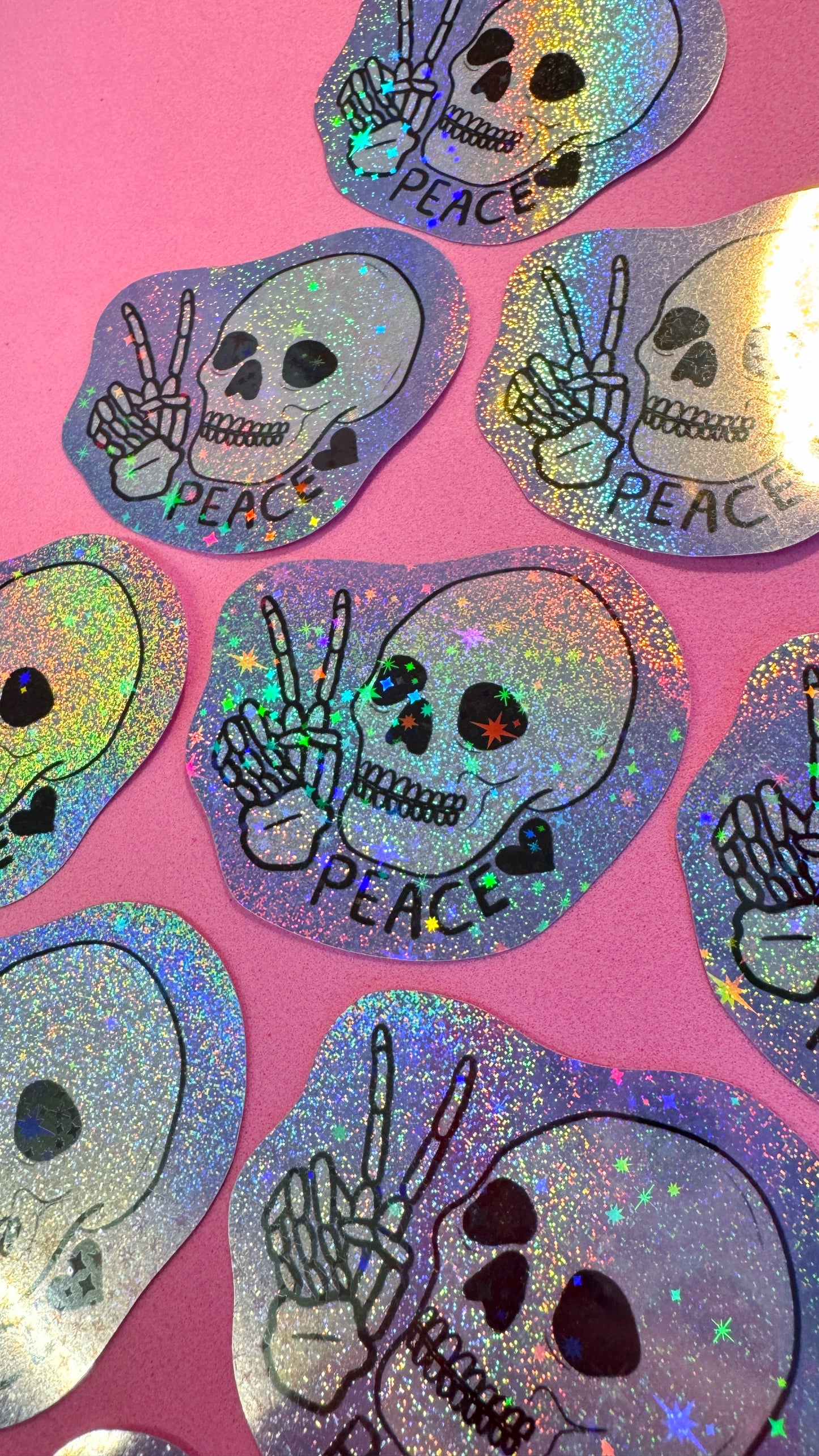 Peace Skull Sticker