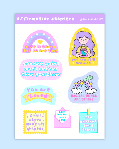 Positive Affirmation Stickers