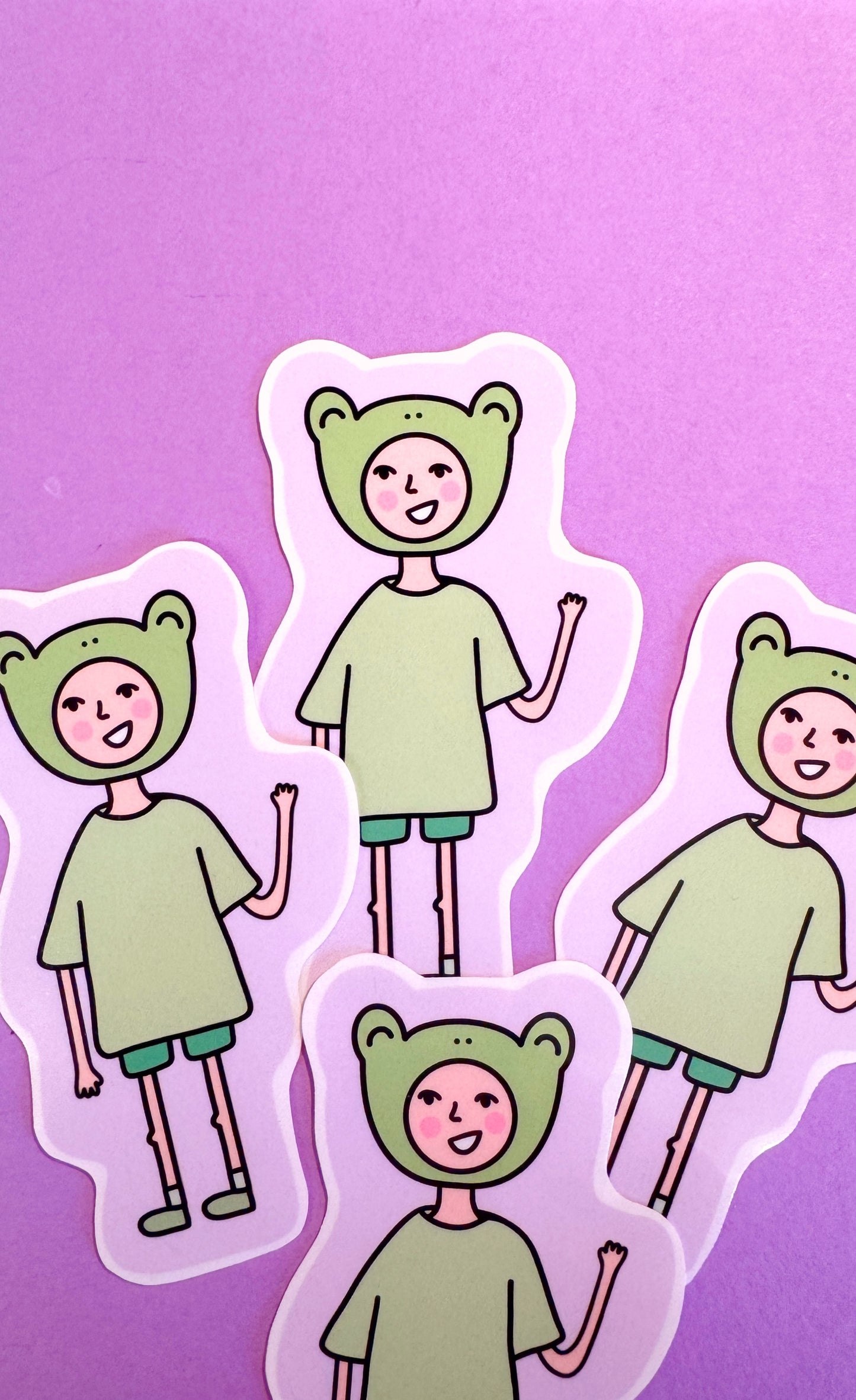 Frog Outfit Sticker