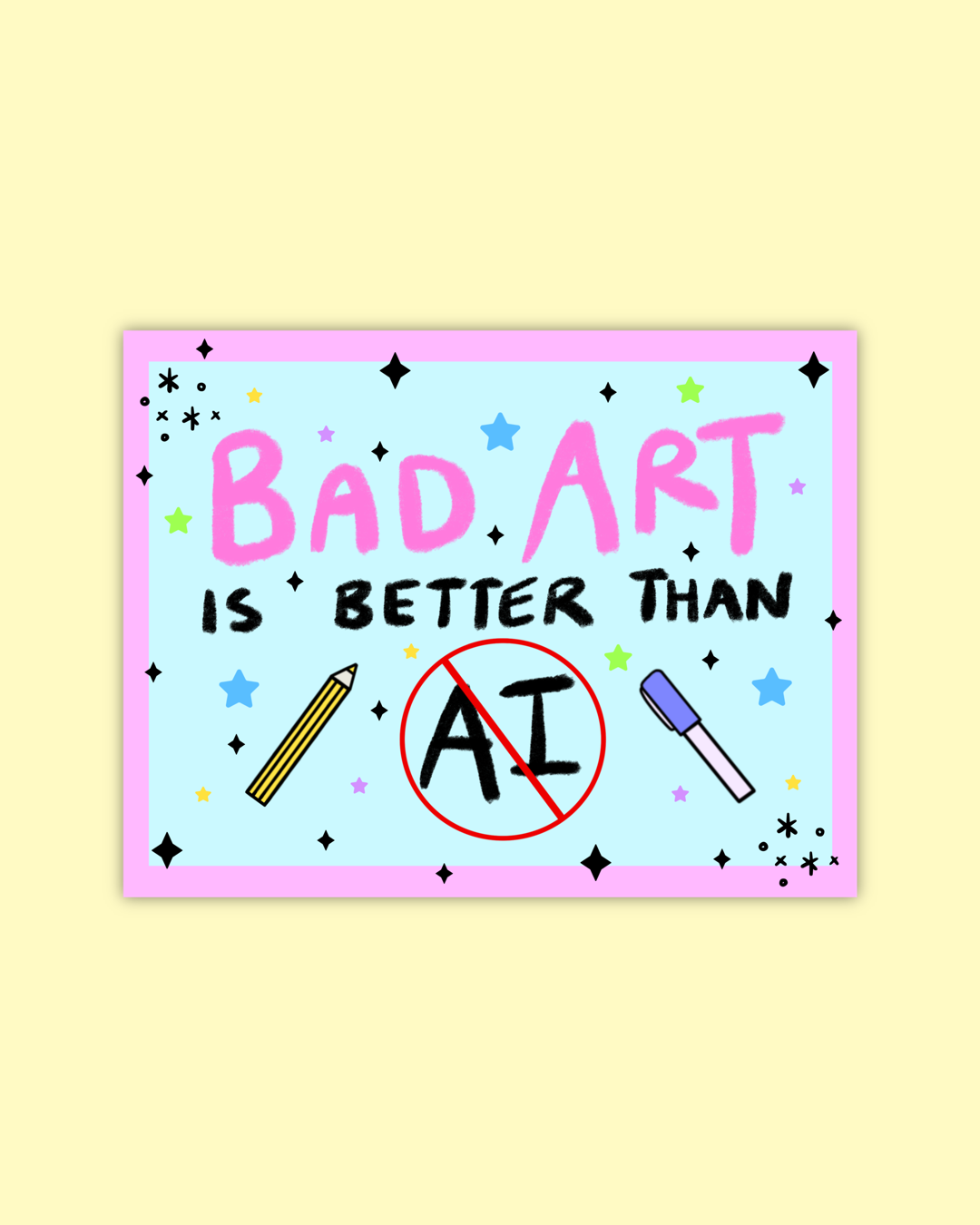 Bad Art Sticker