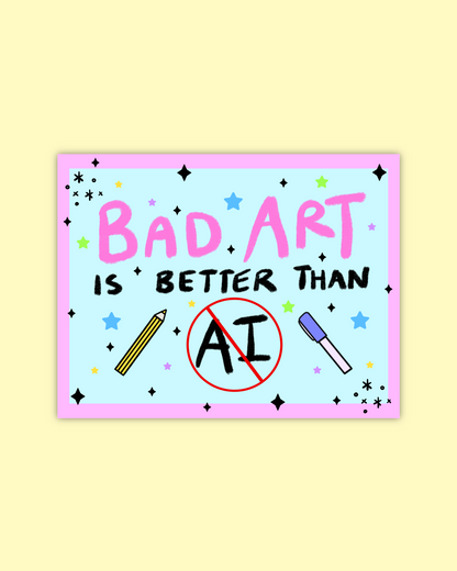 Bad Art Sticker
