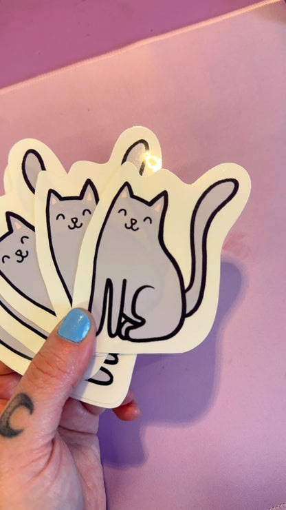 Large Cat Sticker
