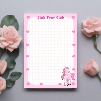 Pink Pony Notepad