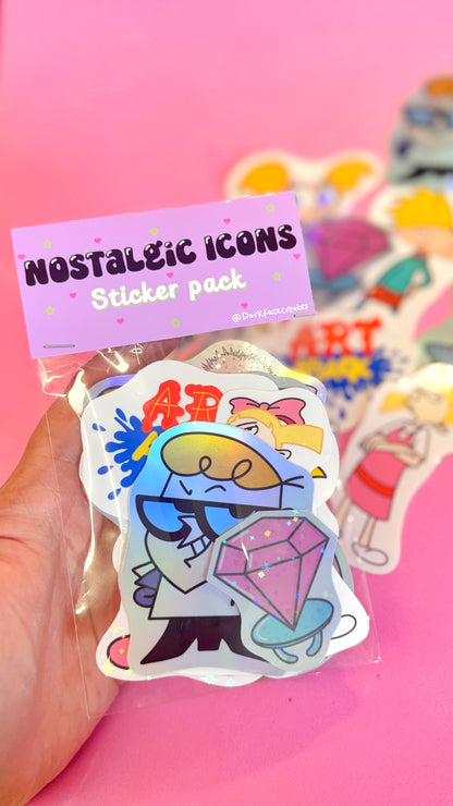 Nostalgic Icons Sticker Pack