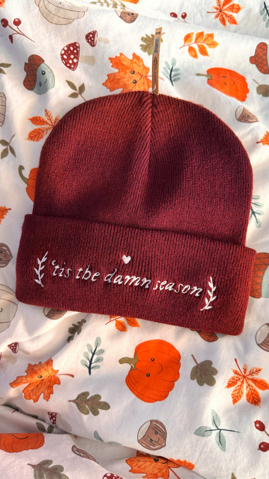 Tis The Damn Season Beanie PREORDER