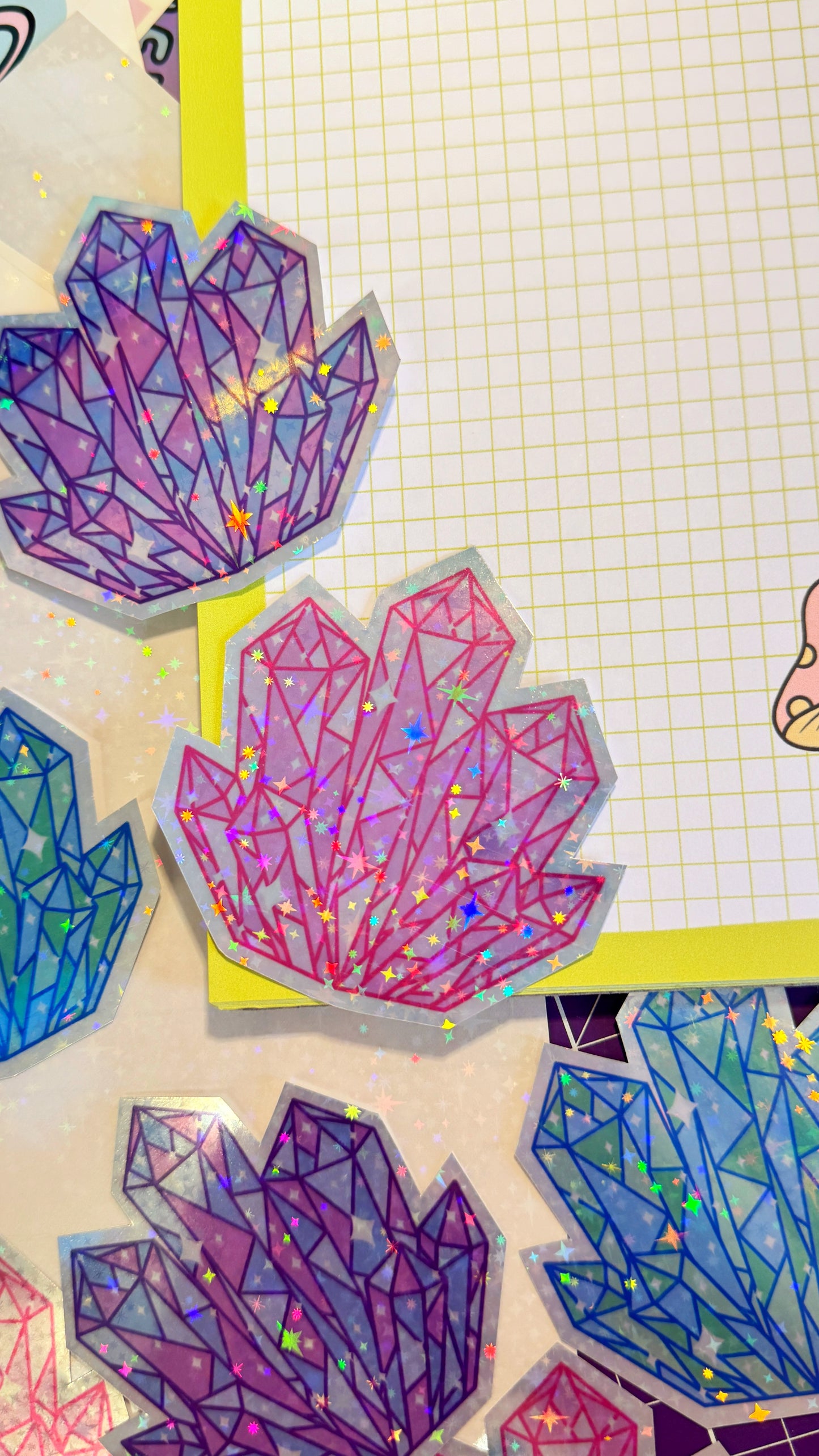 Glitter Crystal Stickers