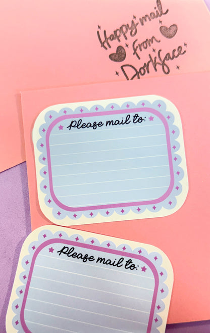 Please Mail To: Stickers