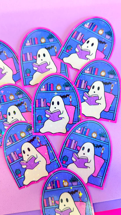 Ghost Reading Sticker