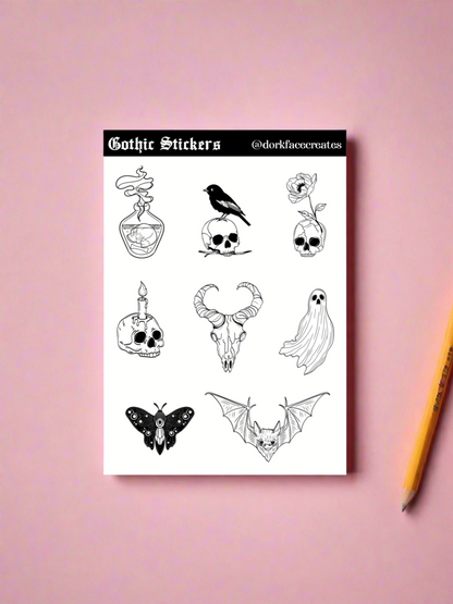 Gothic Sticker Sheet