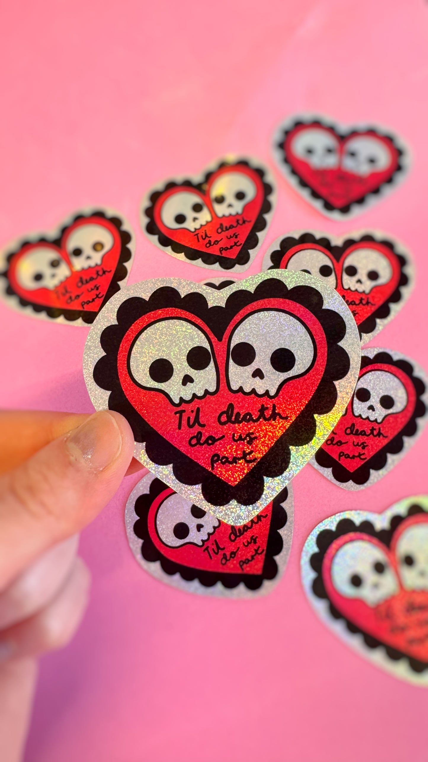 Til Death Holo Sticker