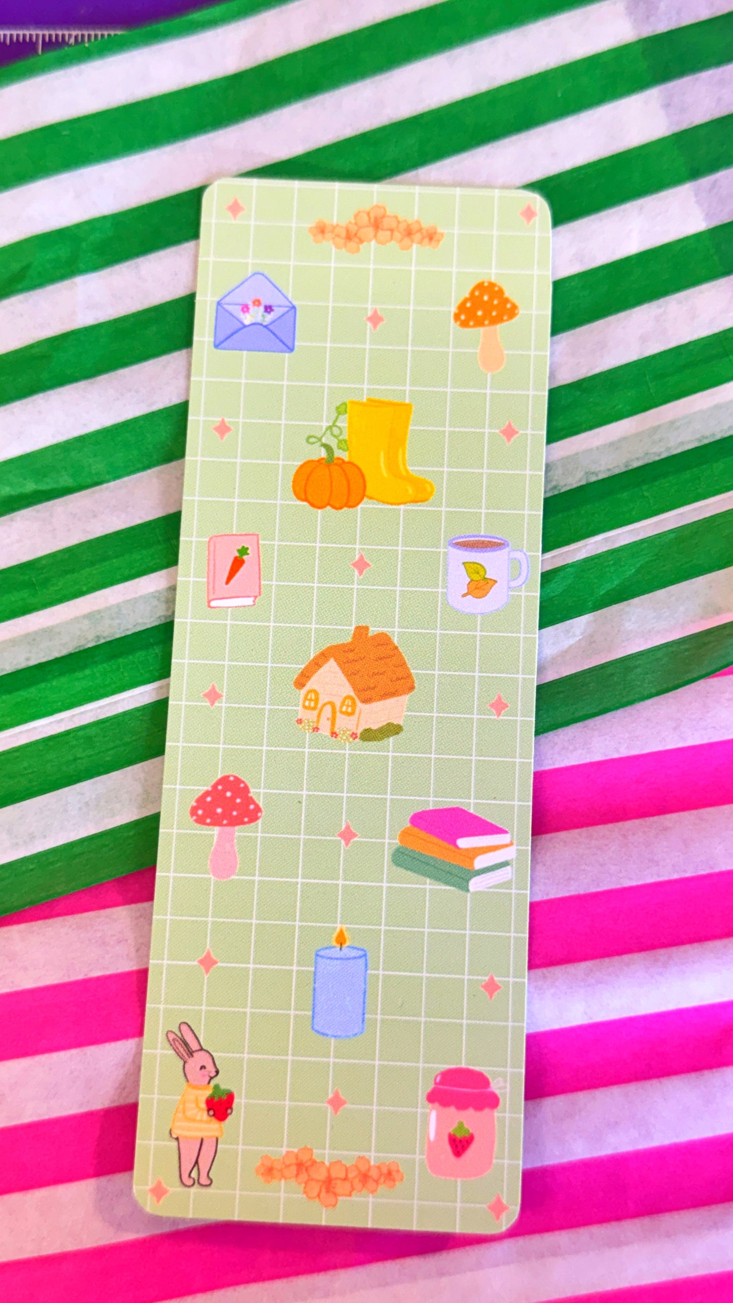 Cosy Autumn Bookmark