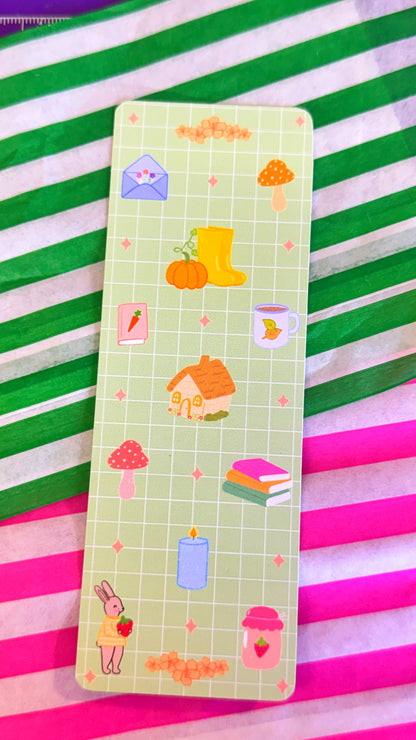Cosy Autumn Bookmark