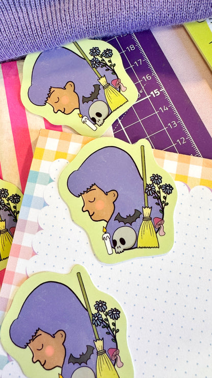 Cosy Witch Sticker