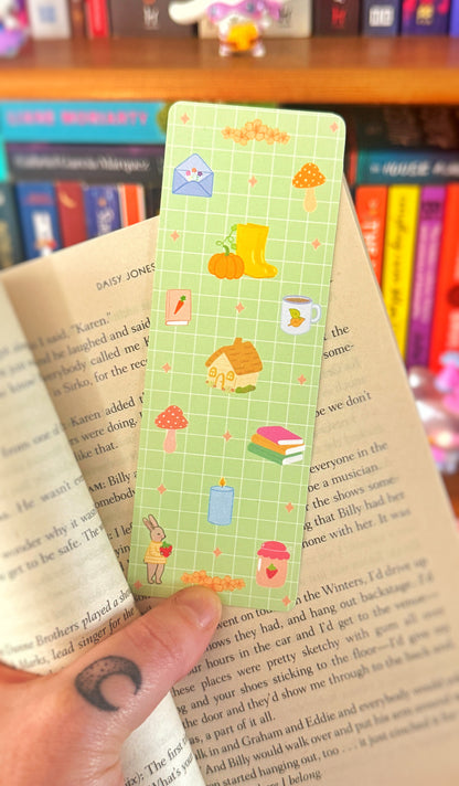 Cosy Autumn Bookmark