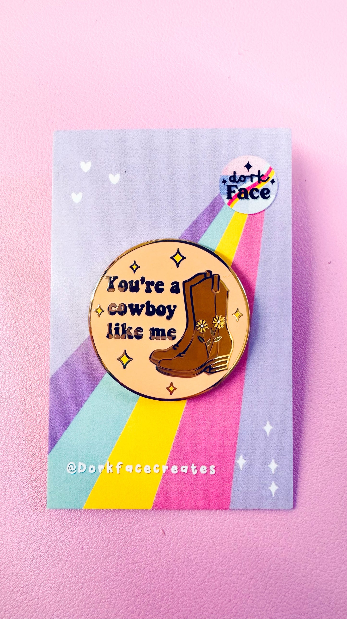 Cowboy Like Me Pin