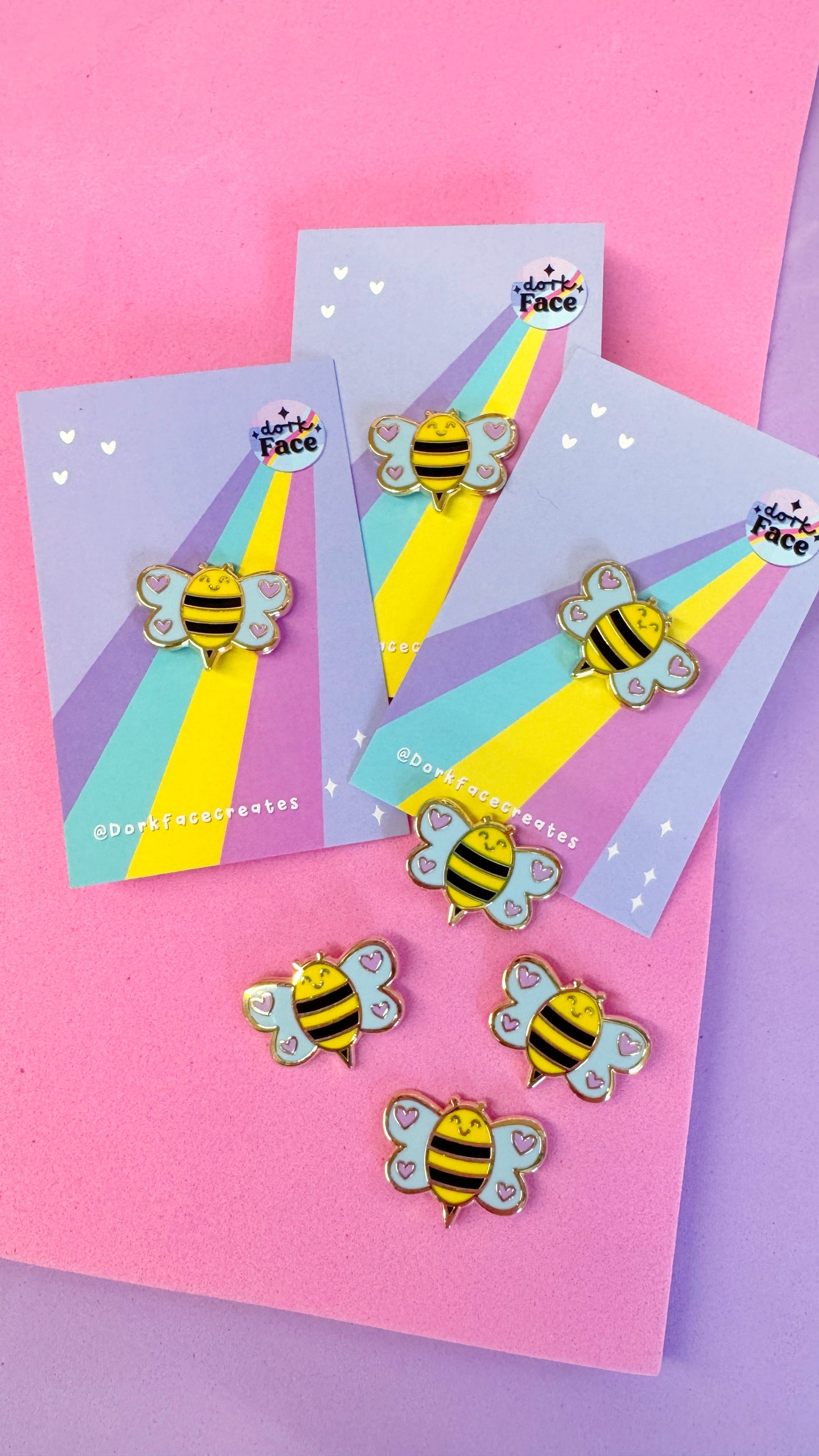 Bee Enamel Pins