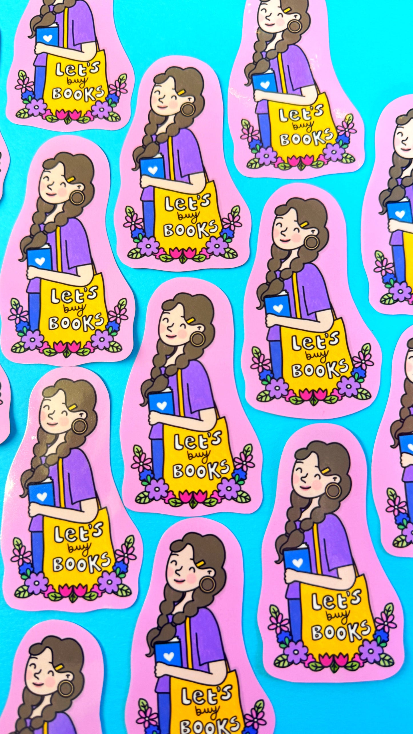 Let’s Buy Books Sticker