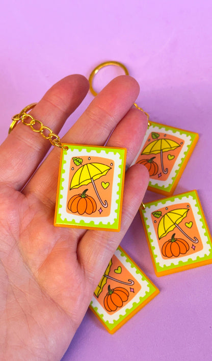 Autumnal Keychain Charm