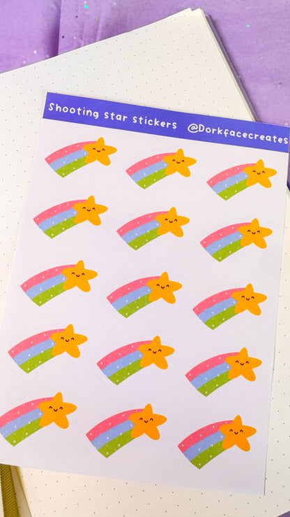 Shooting Stars Stickers