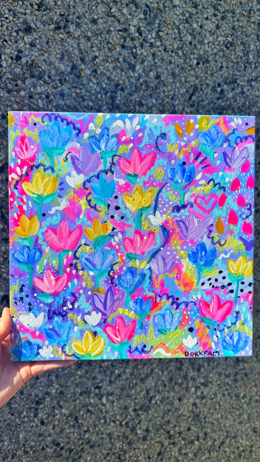 ‘Wildflower Violet’ Painting
