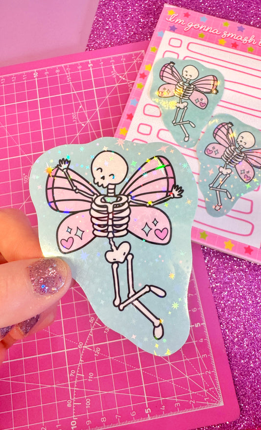 Fairy Skeleton Sticker