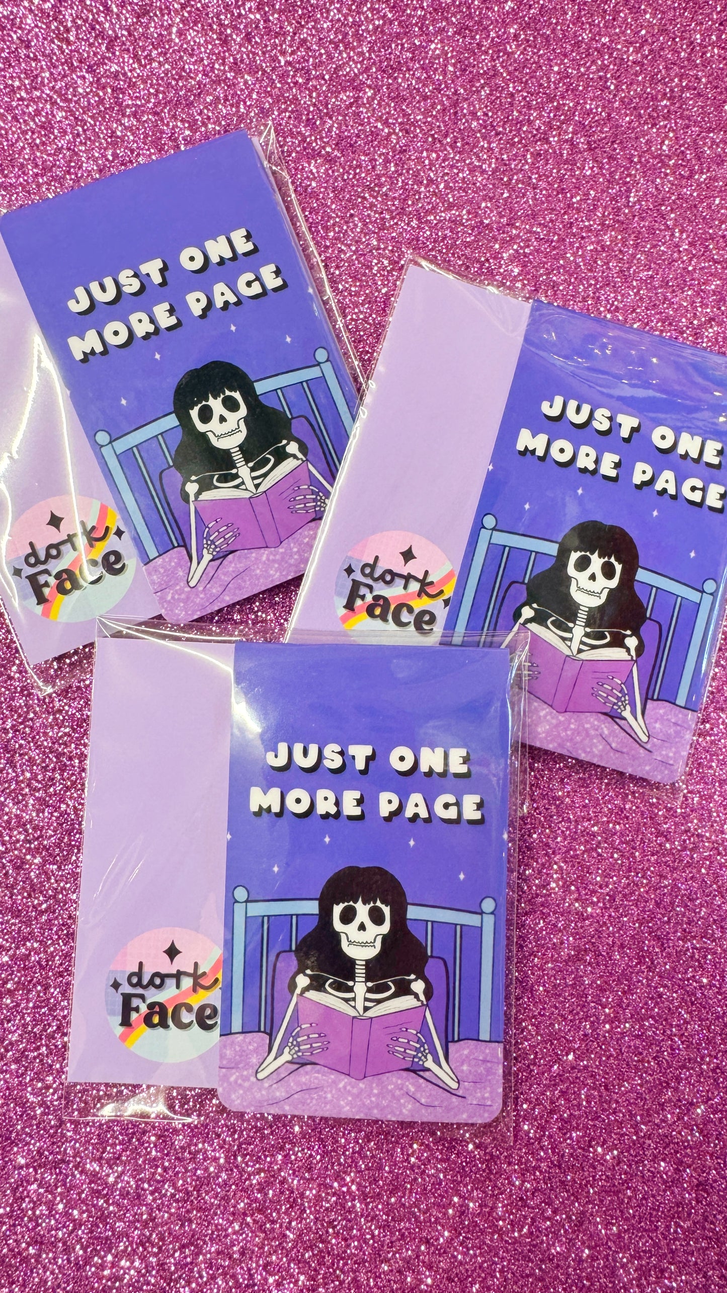 One More Page Magnetic Bookmark