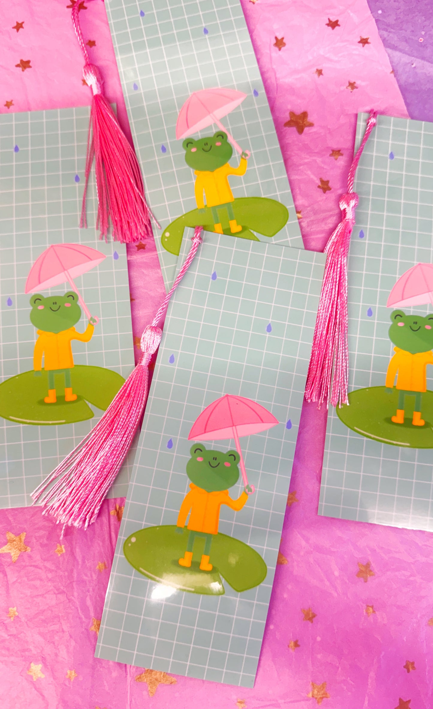 Rainy Froggy Bookmark