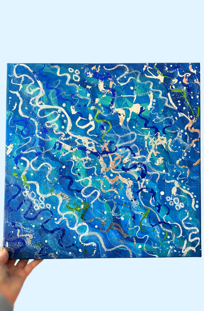‘Sea Shimmer’ Original Painting On Canvas
