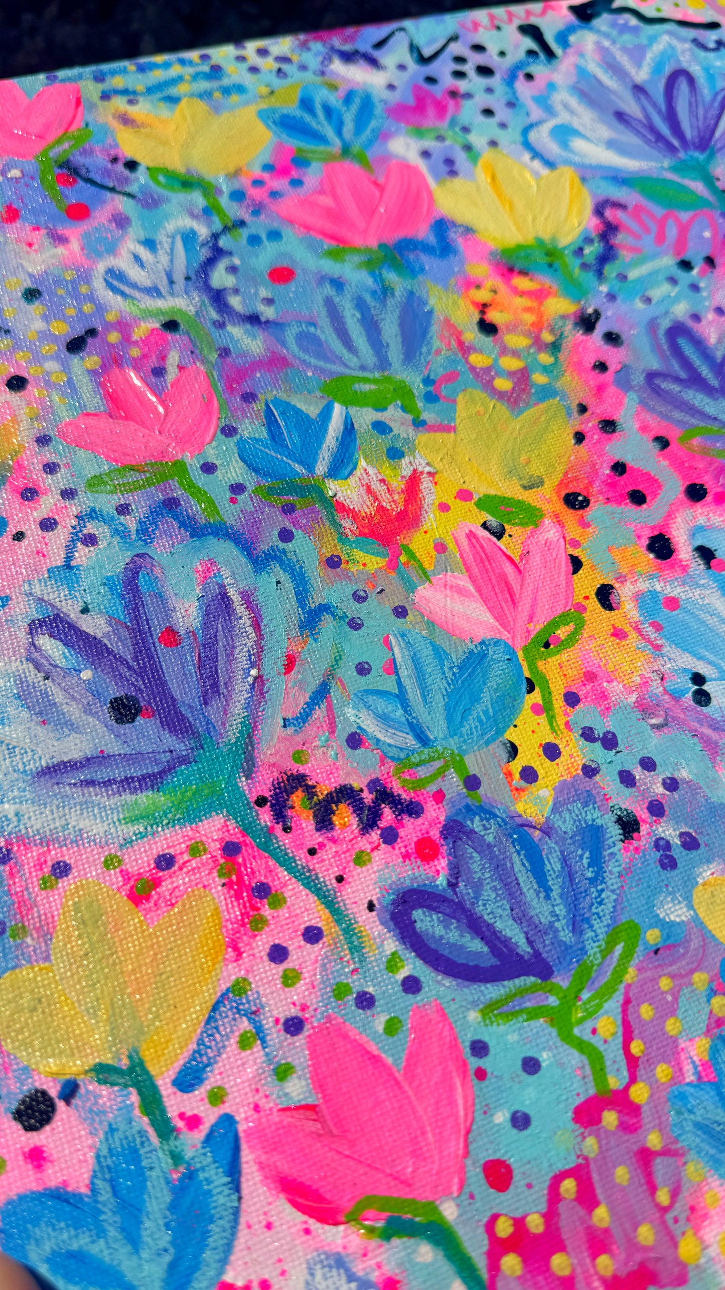 ‘Confetti Bloom’ Painting