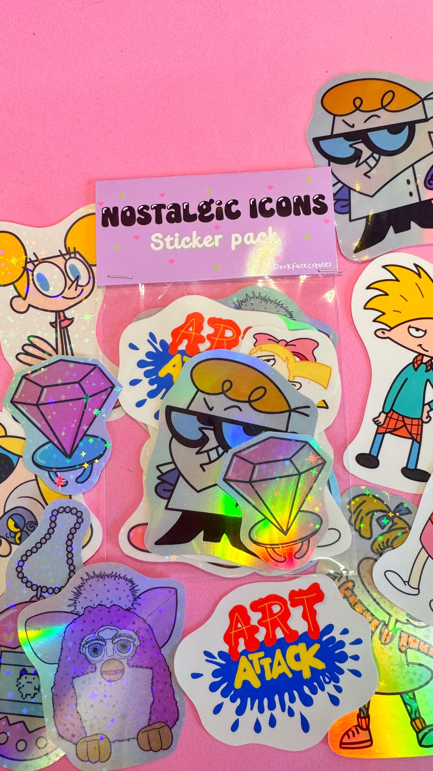 Nostalgic Icons Sticker Pack