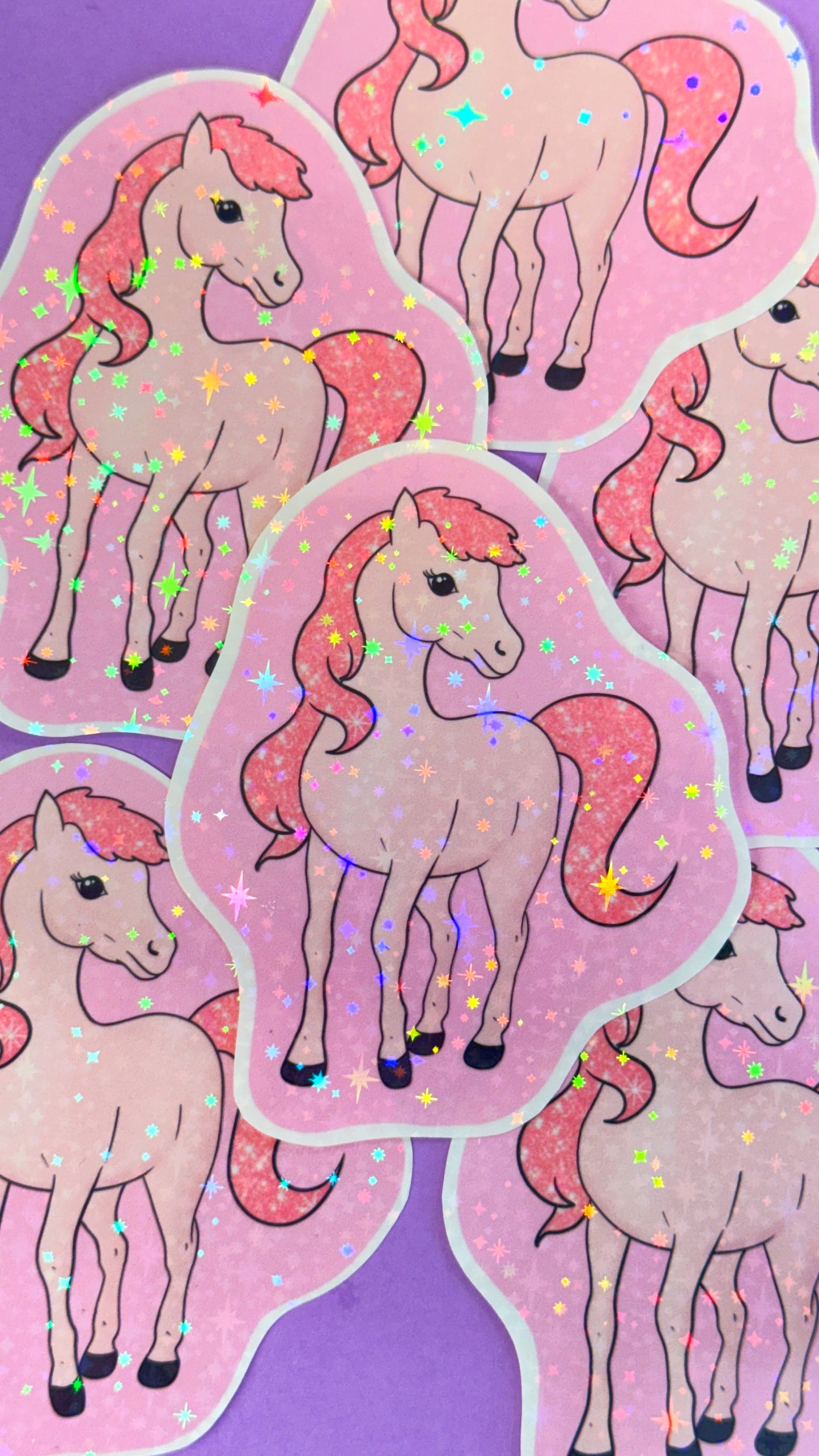 Pink Horse Sticker