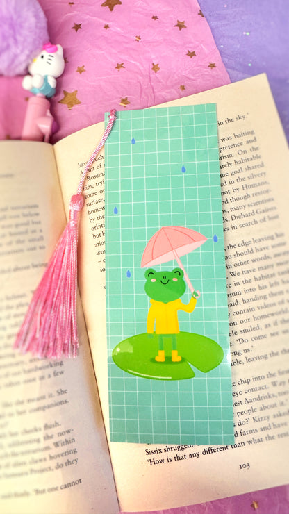 Rainy Froggy Bookmark