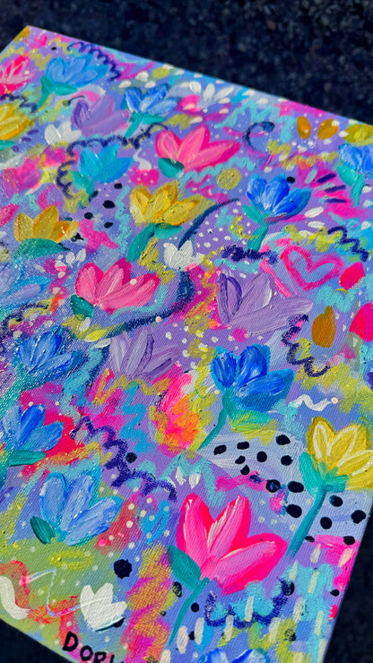 ‘Wildflower Violet’ Painting