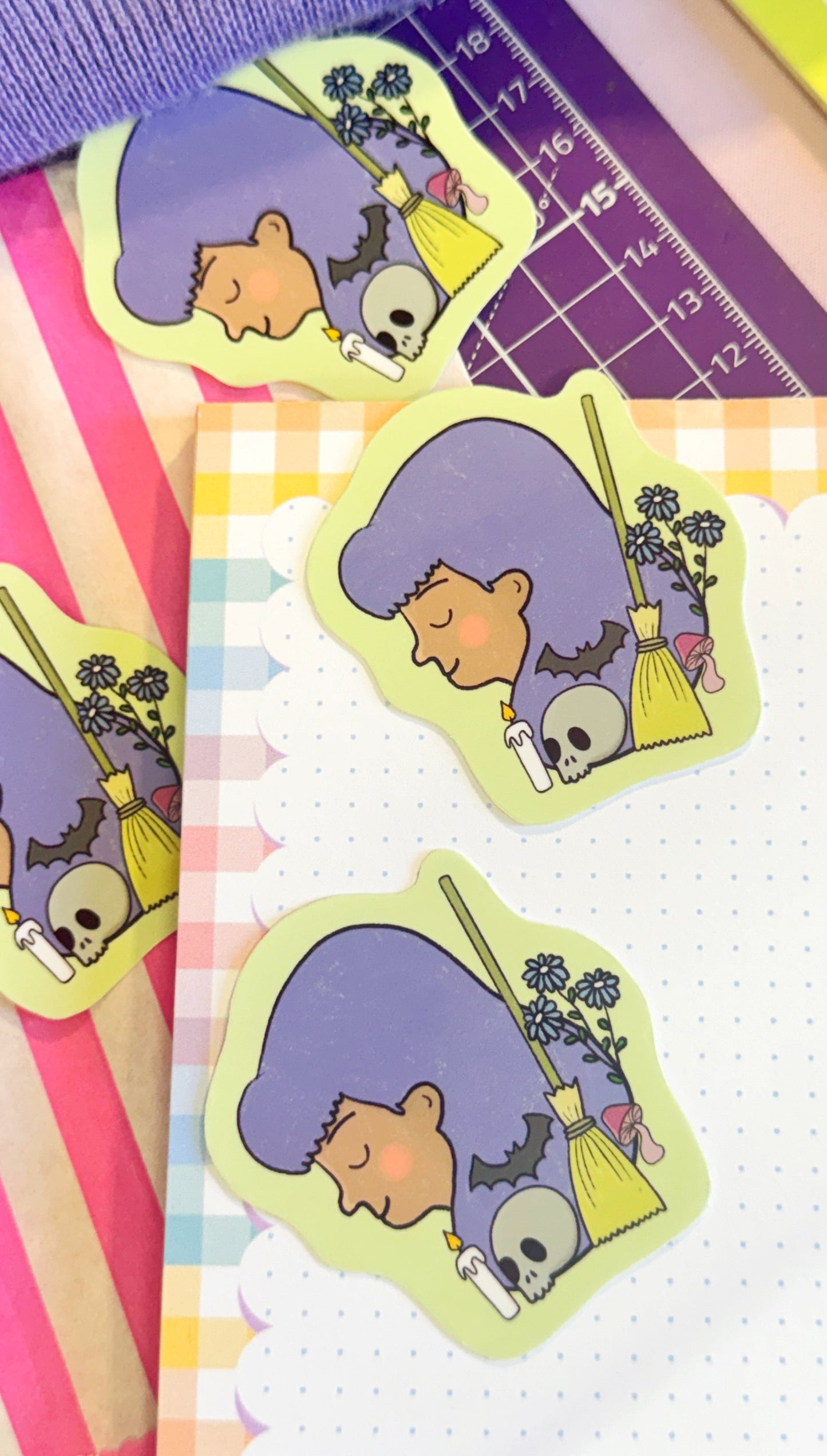 Cosy Witch Sticker