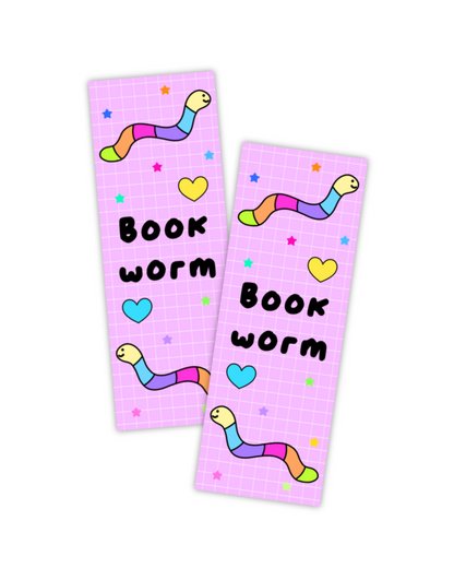 Book Worm Bookmarks