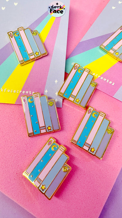 Book Enamel Pins