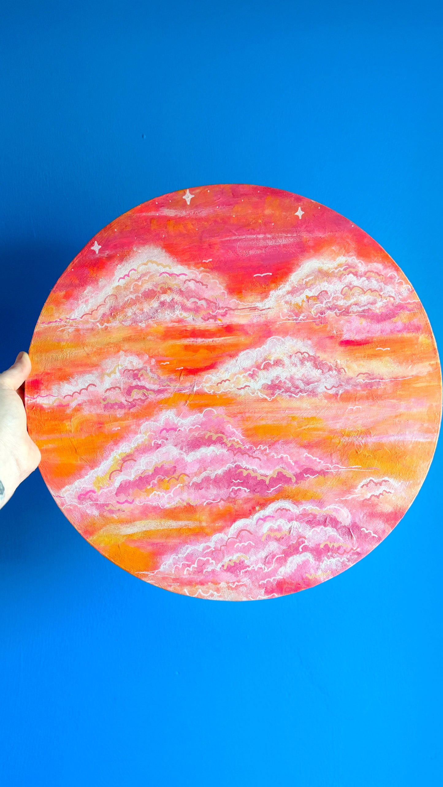 Sunset Clouds Painting