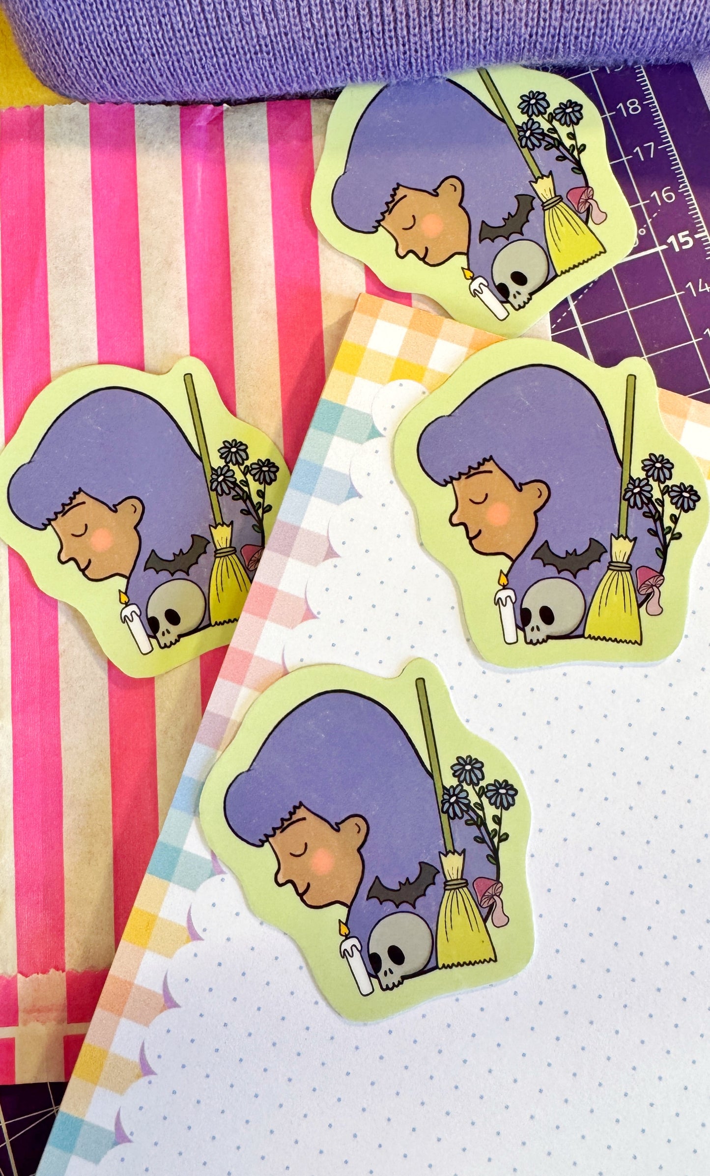 Cosy Witch Sticker