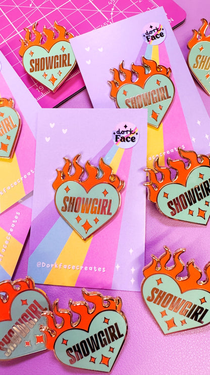 Showgirl Enamel Pin Accessories