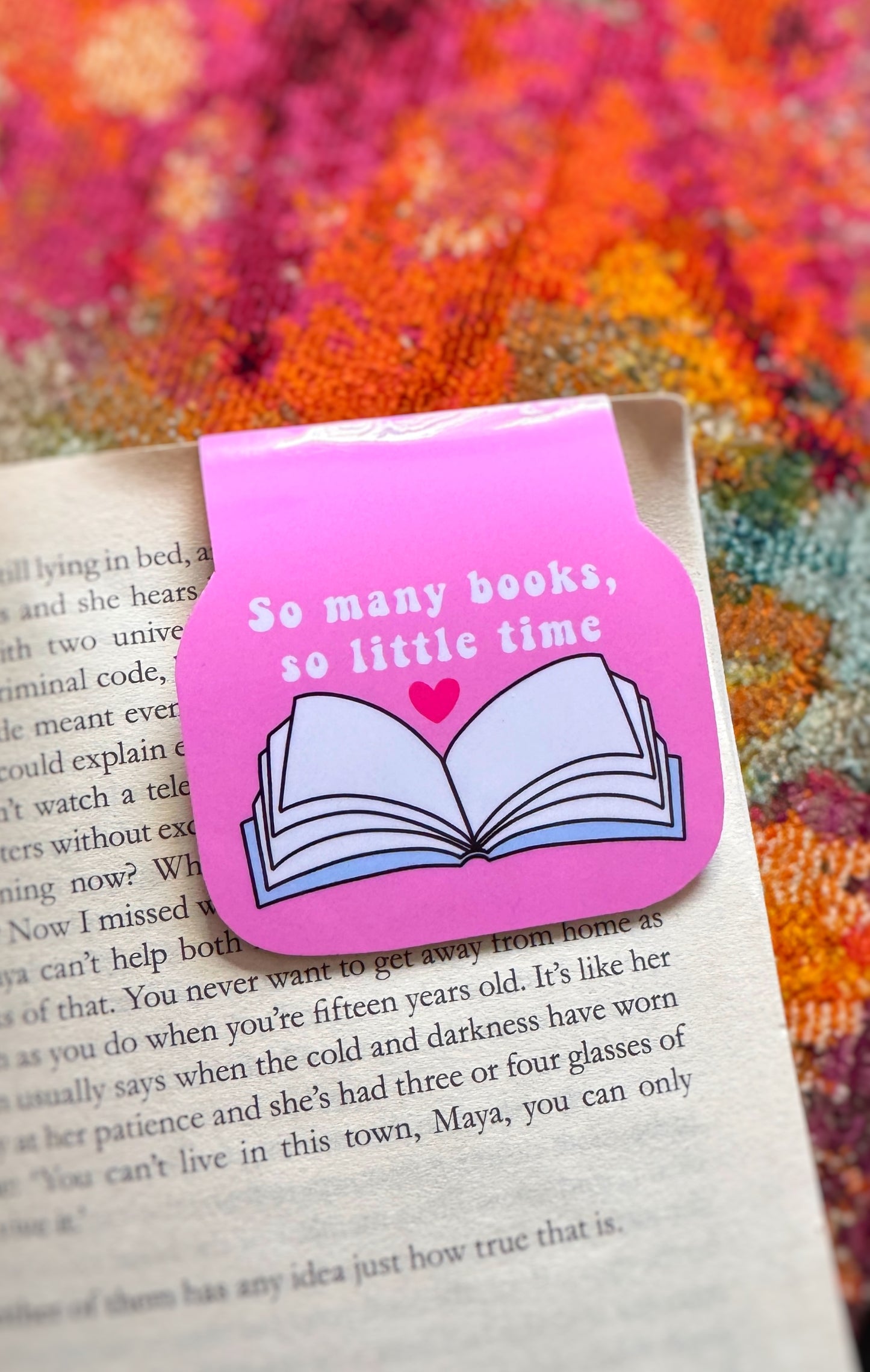 So Many Books Bookmark