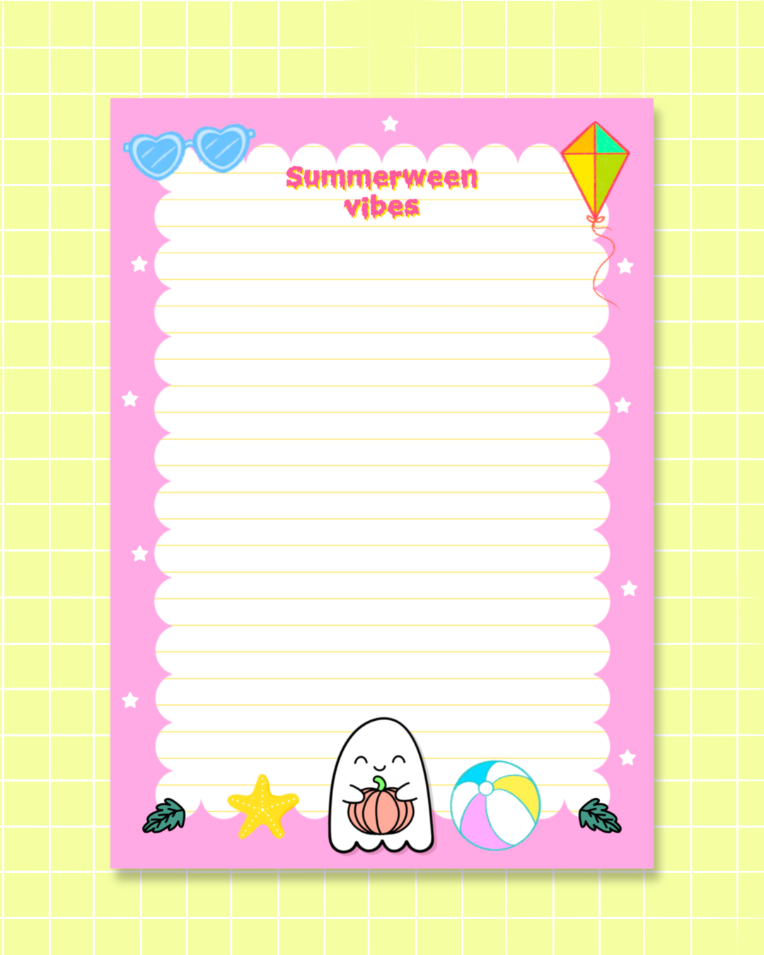 Summerween Notepad