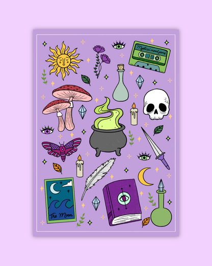 Witchy Art Print