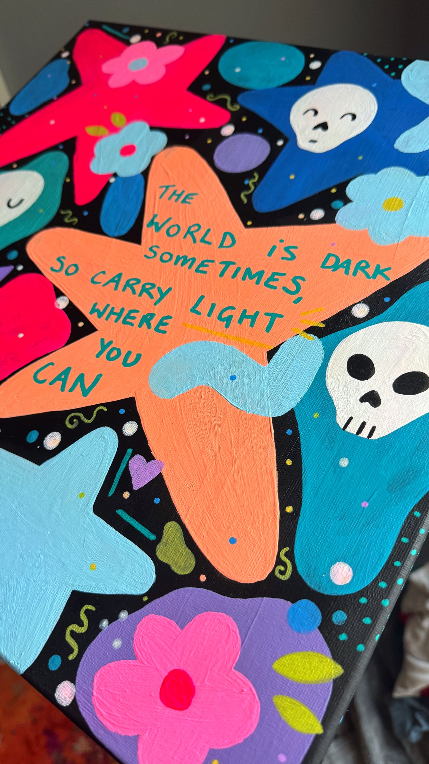 ‘Carry Light’ Original Painting on Canvas