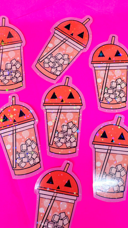 Spooky Sippy Cup Sticker